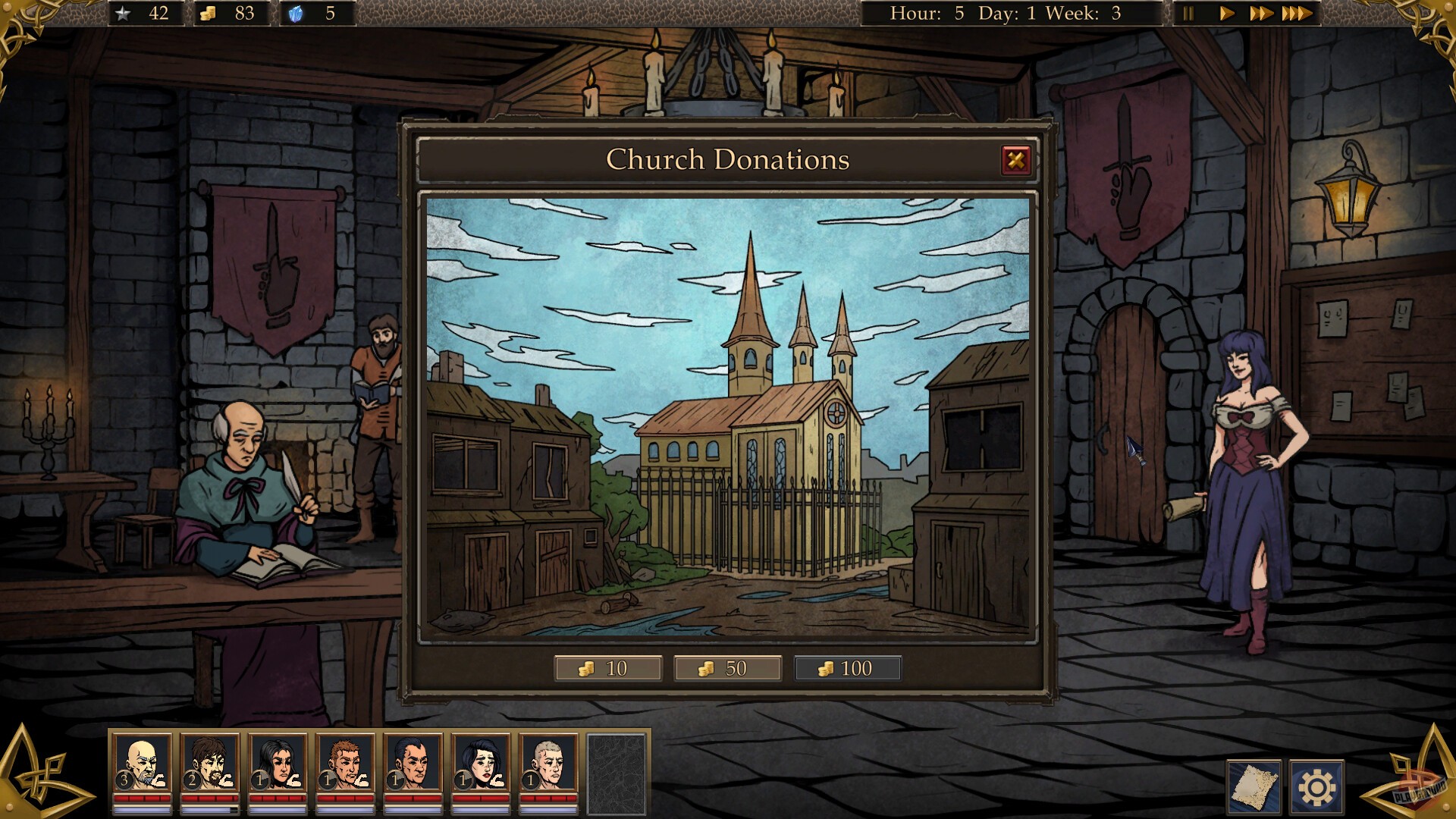 Скриншот из игры Blades For Hire - 1