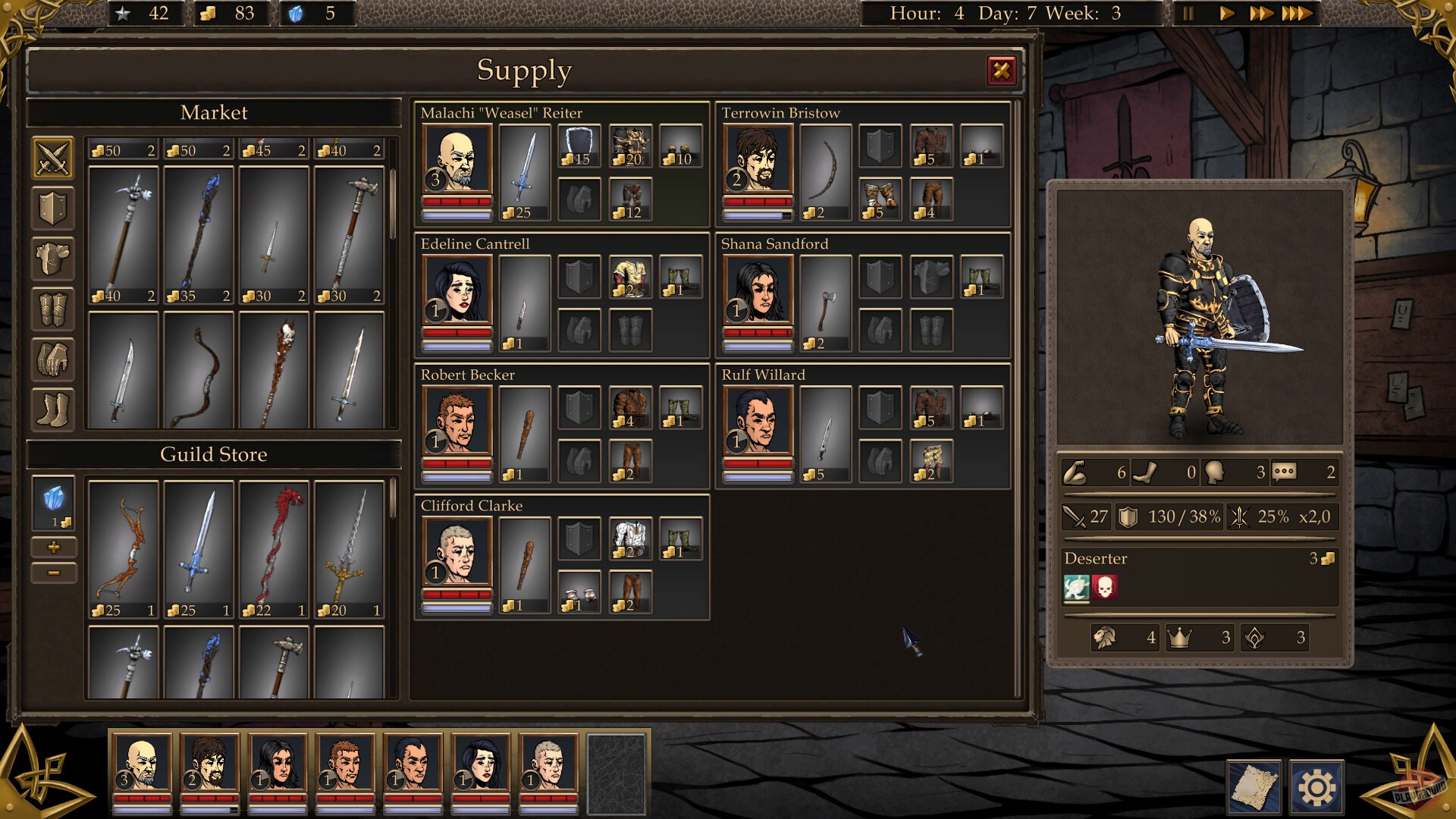 Скриншот из игры Blades For Hire - 4