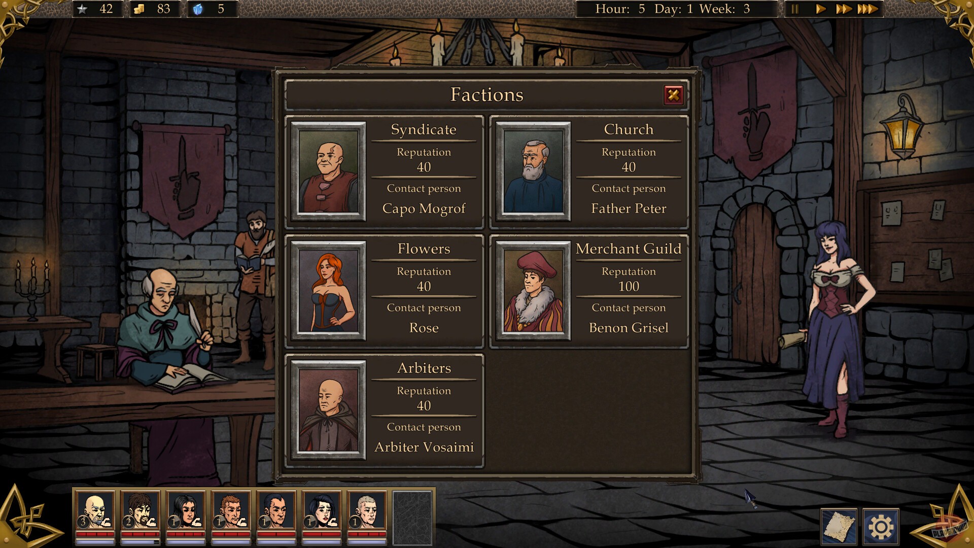 Скриншот из игры Blades For Hire - 2