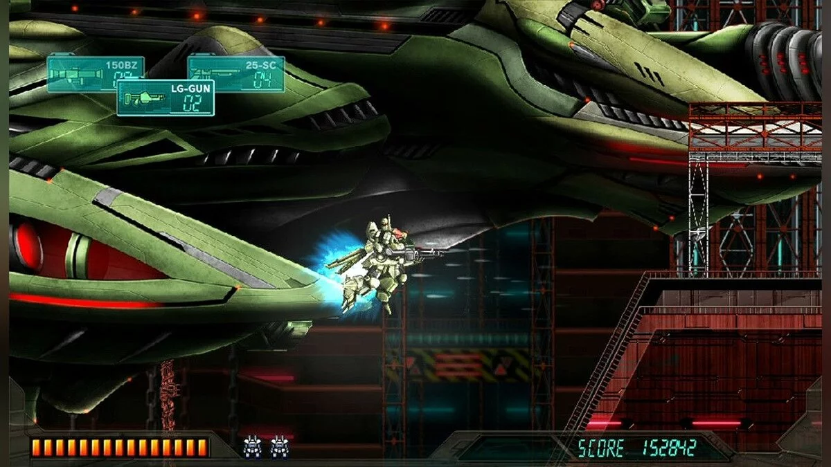 Скриншот из игры Assault Suit Leynos - 2