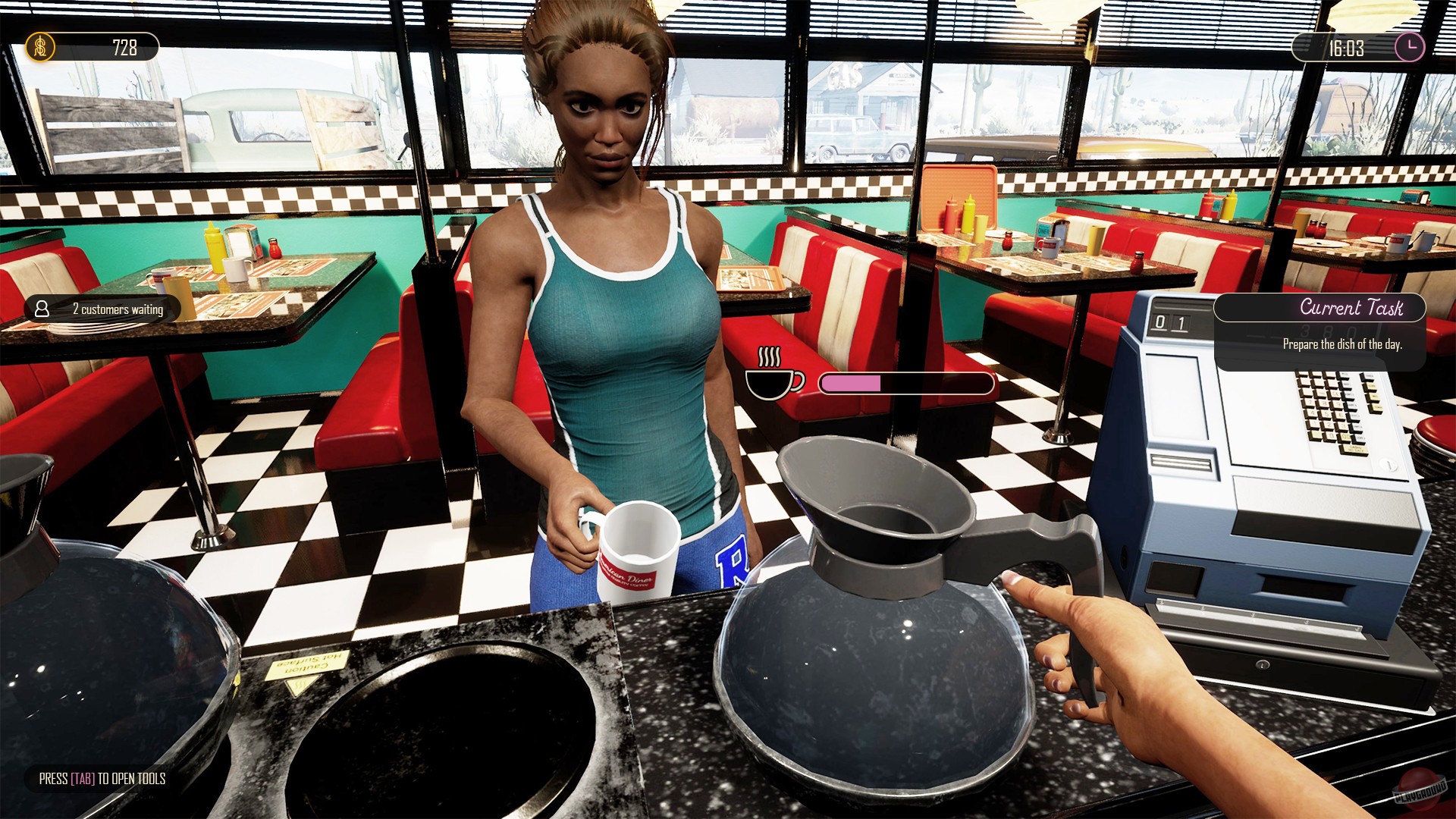 Скриншот из игры Road Diner Simulator - 3