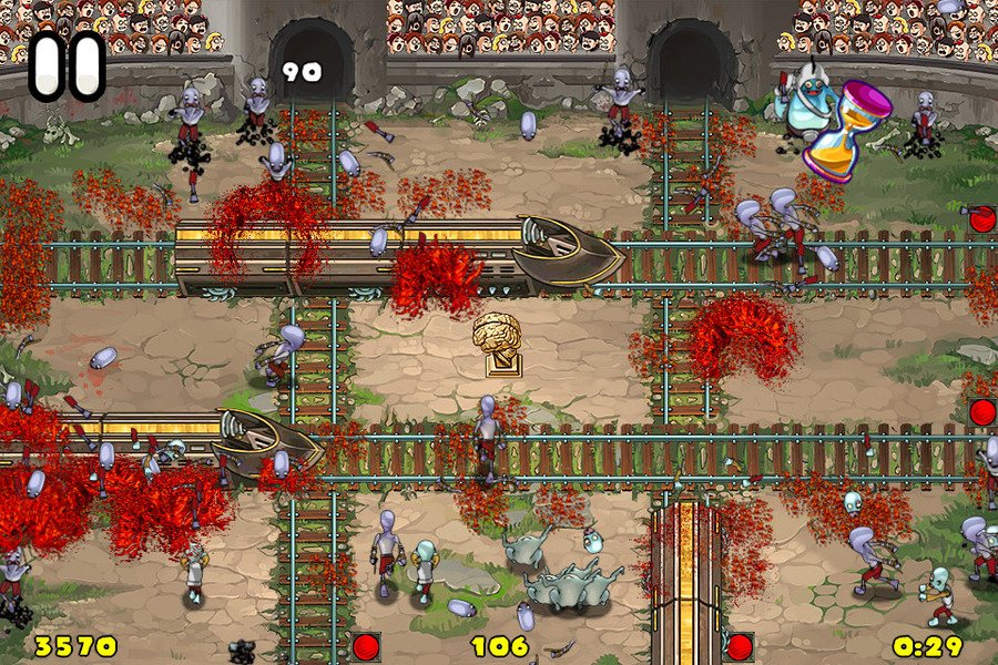 Скриншот из игры Zombies & Trains! - 4