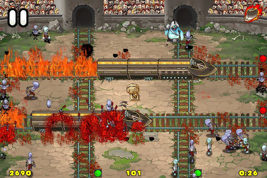 Скриншот из игры Zombies & Trains! - 10