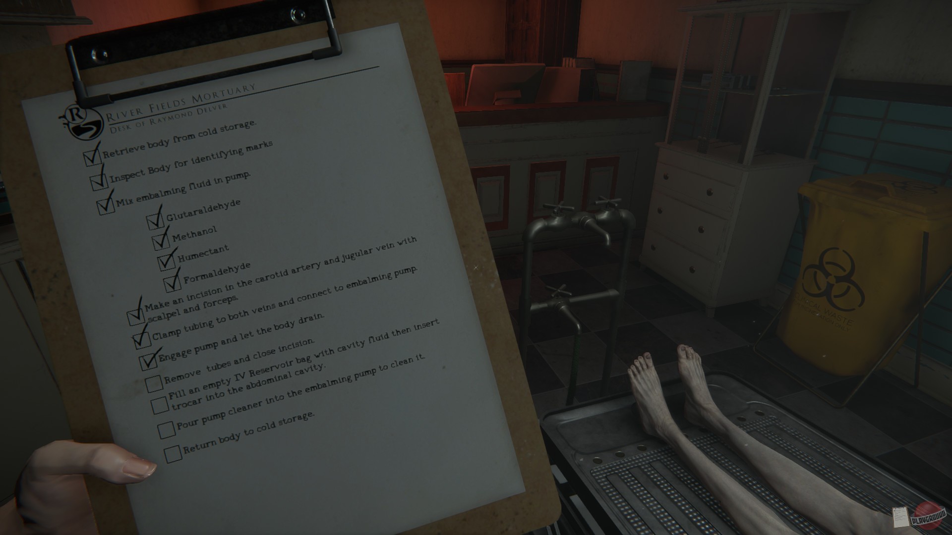 Скриншот из игры The Mortuary Assistant - 20