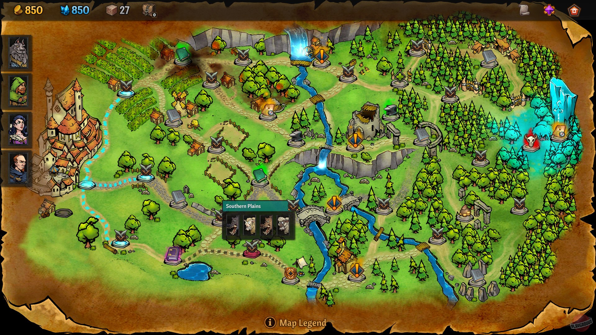 Скриншот из игры Across the Obelisk - 6