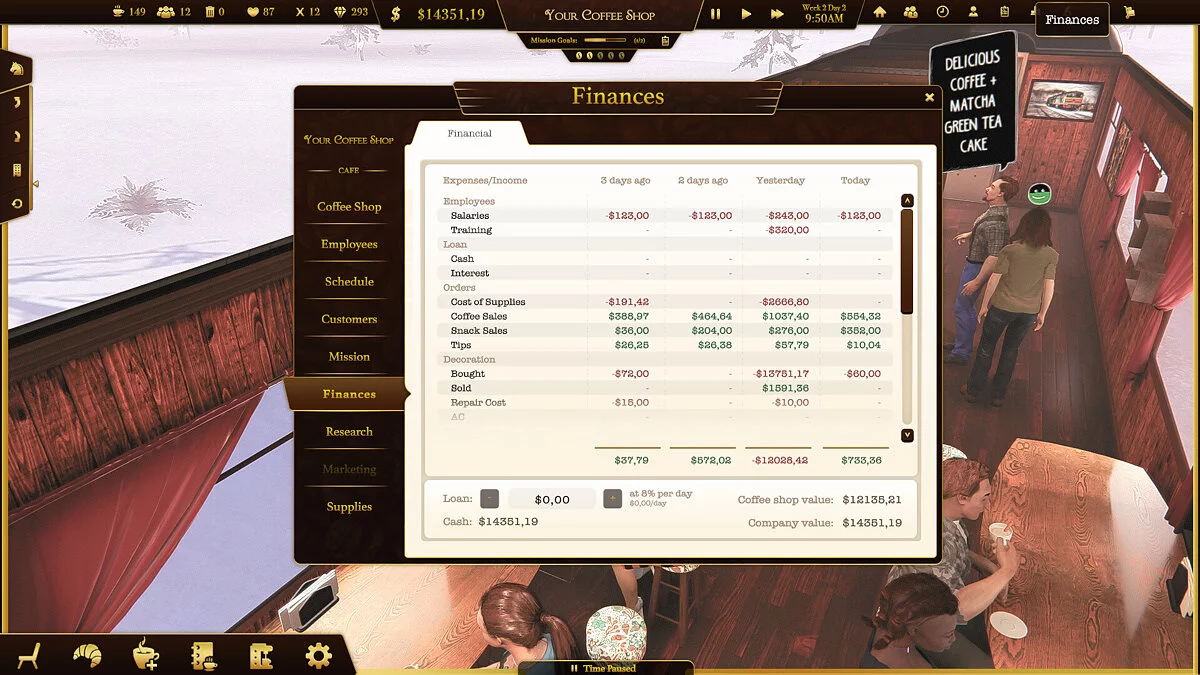Скриншот из игры Espresso Tycoon - 6