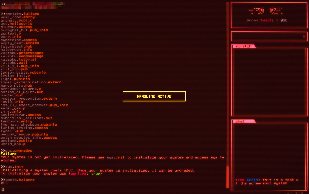 Скриншот из игры hackmud - 5