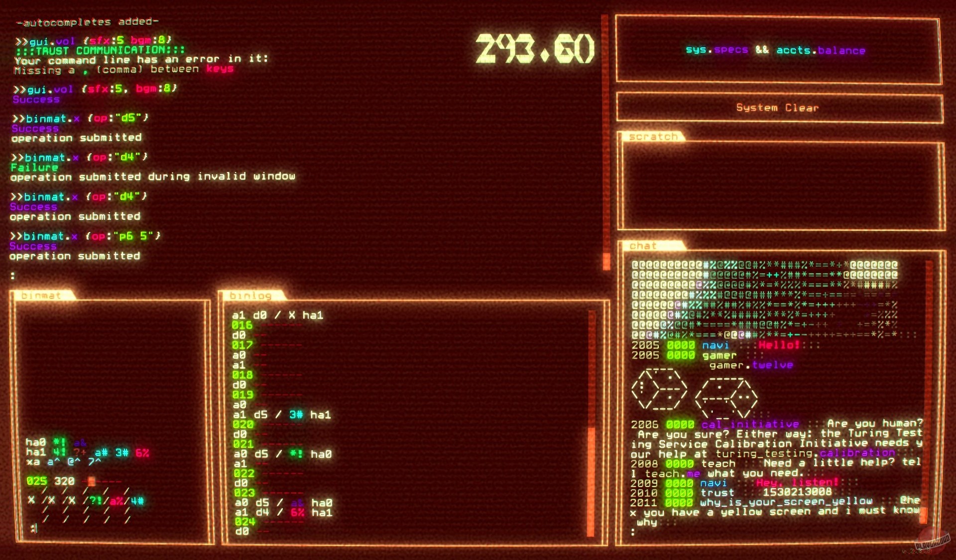 Скриншот из игры hackmud - 10