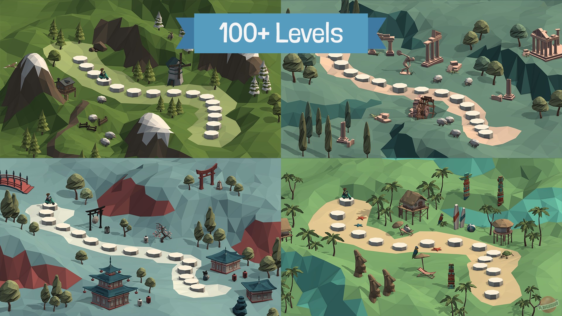 Скриншот из игры Poly Bridge - 17