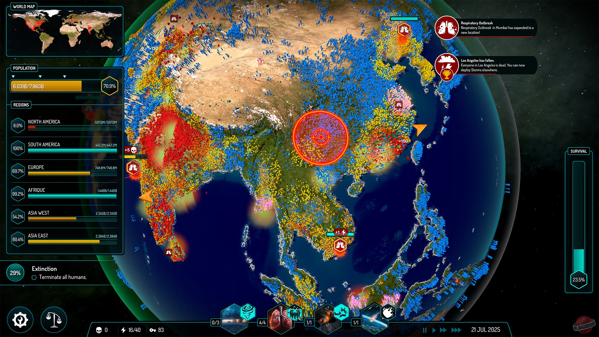 Скриншот из игры Extinction Day - 6