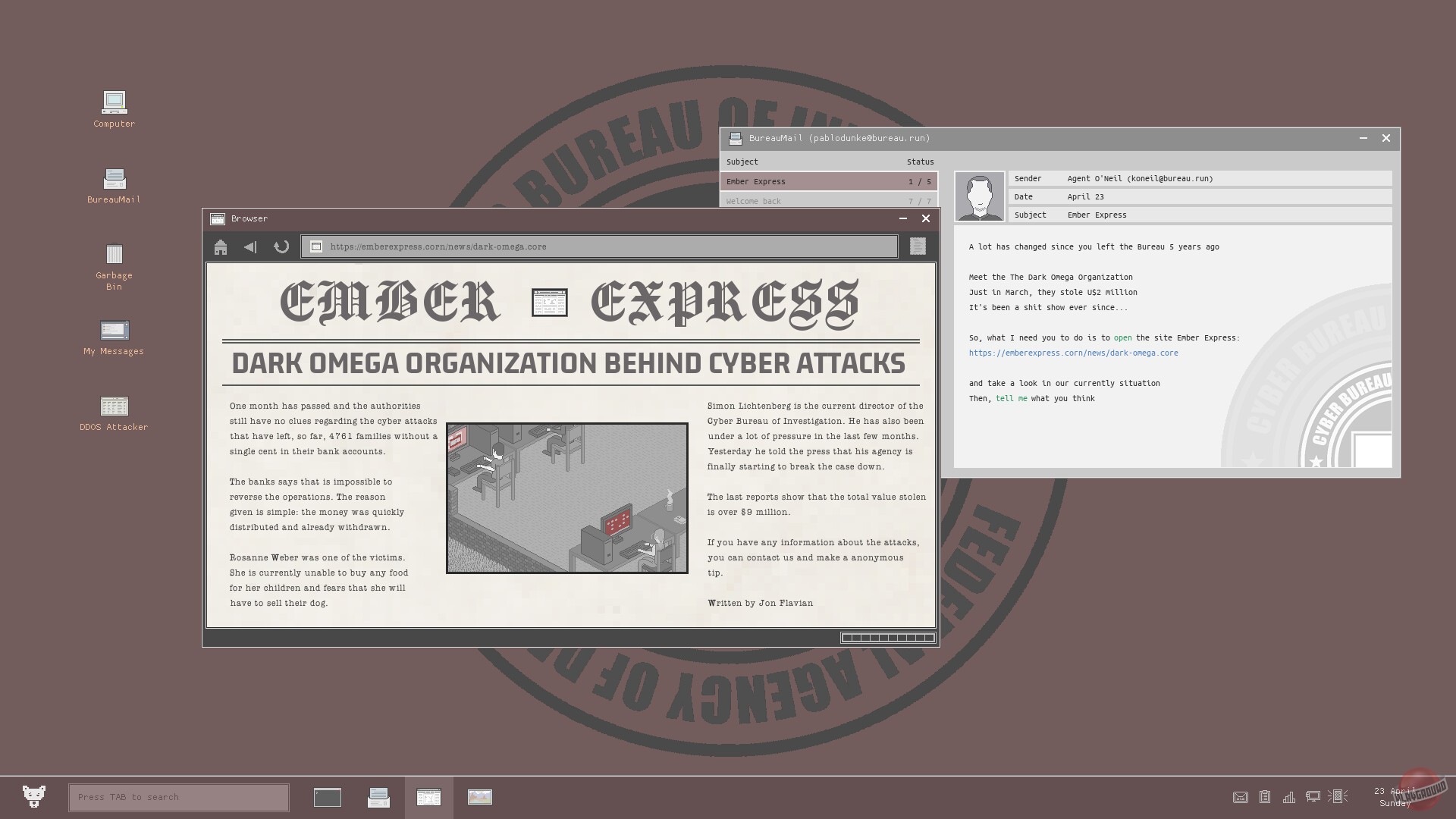 Скриншот из игры Cyber Warrior - 4