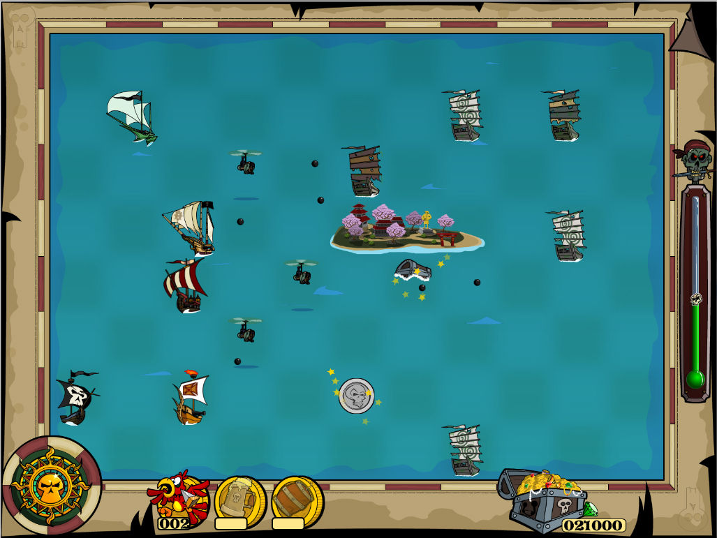Скриншот из игры Zombie Pirates - 7