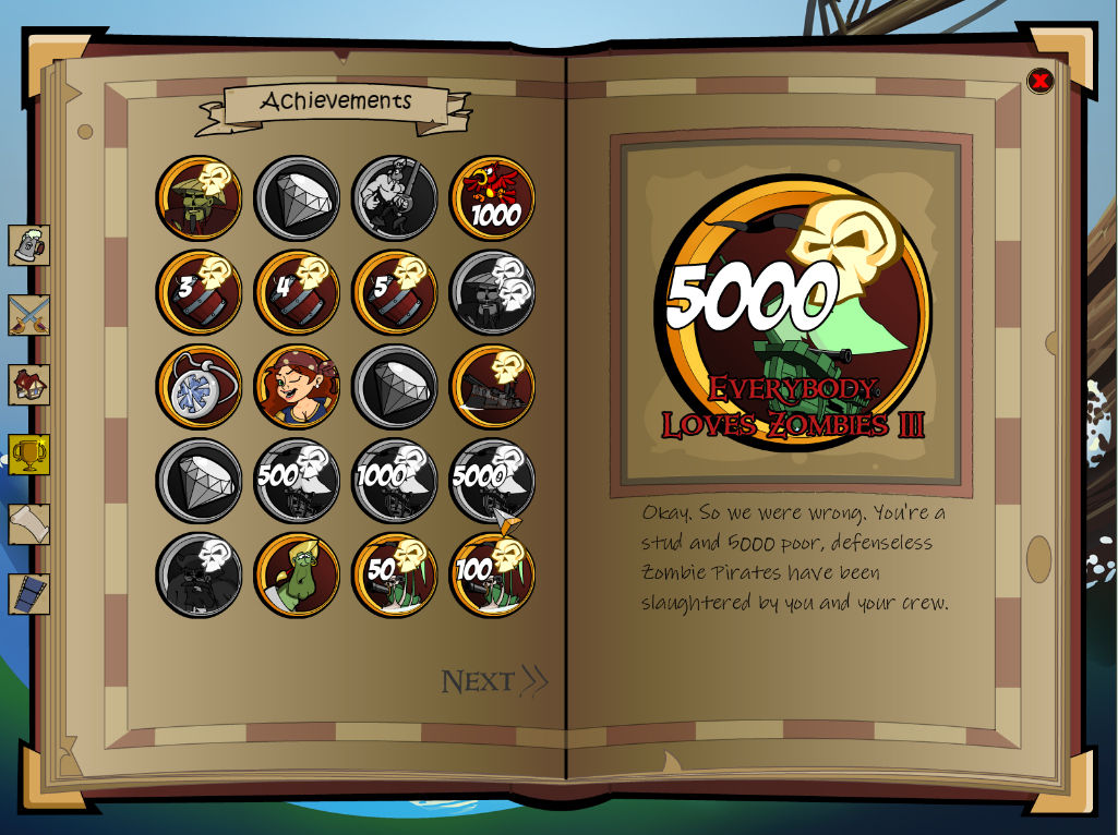 Скриншот из игры Zombie Pirates - 12