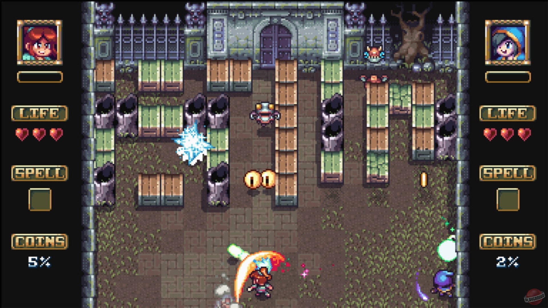 Скриншот из игры Strikey Sisters - 9