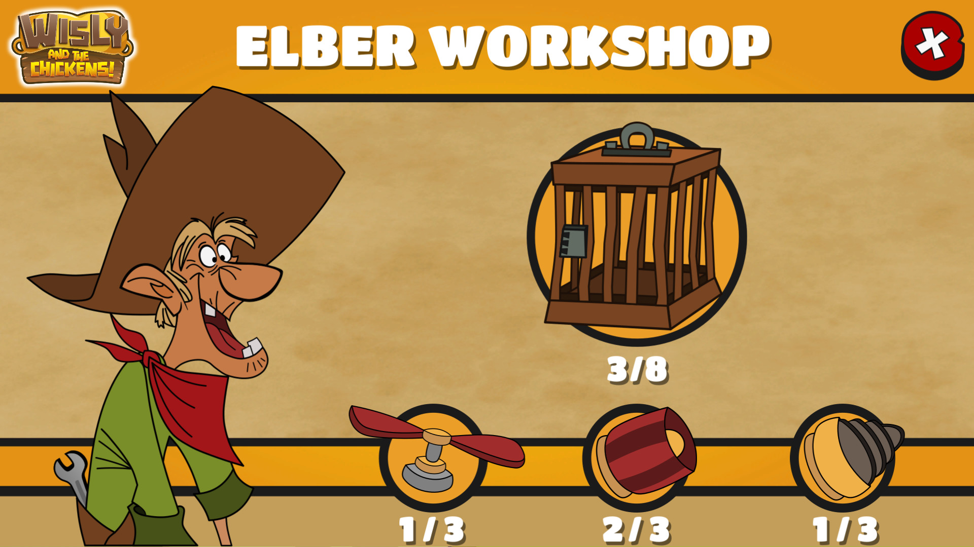 Скриншот из игры Wisly and the Chickens! - 11