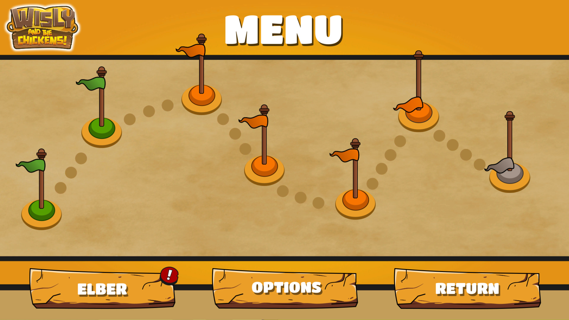 Скриншот из игры Wisly and the Chickens! - 10