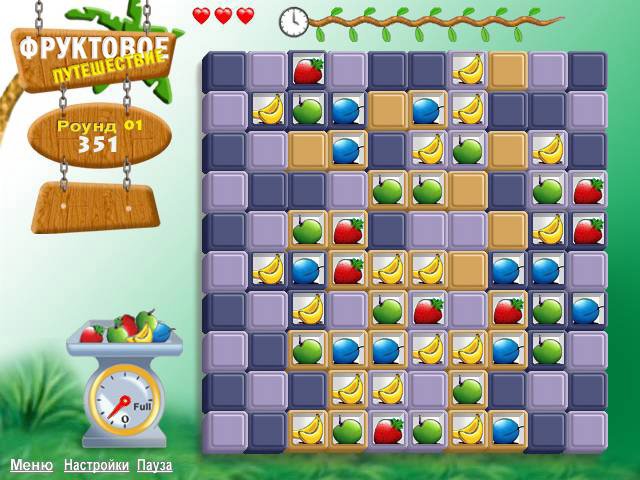 Скриншот из игры Фруктовое Путешествие - 1