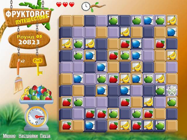 Скриншот из игры Фруктовое Путешествие - 3