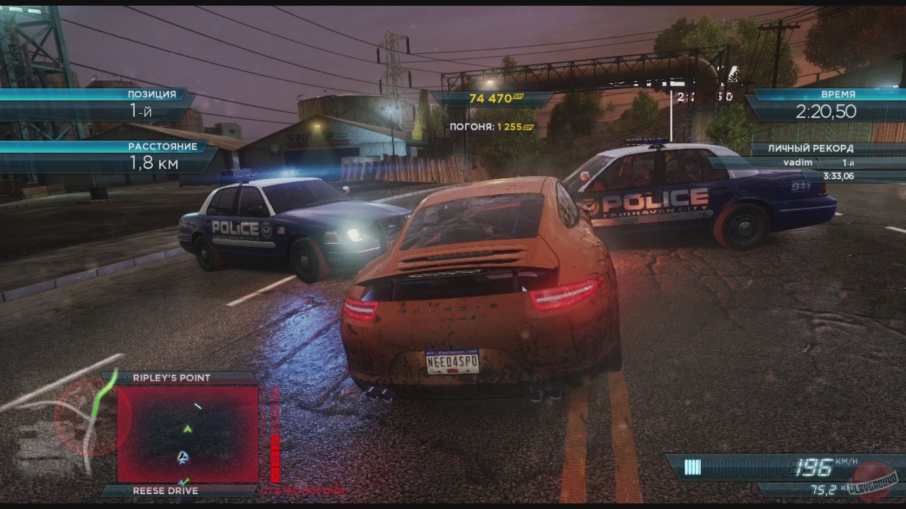 Скриншот из игры Need for Speed: Most Wanted - 25