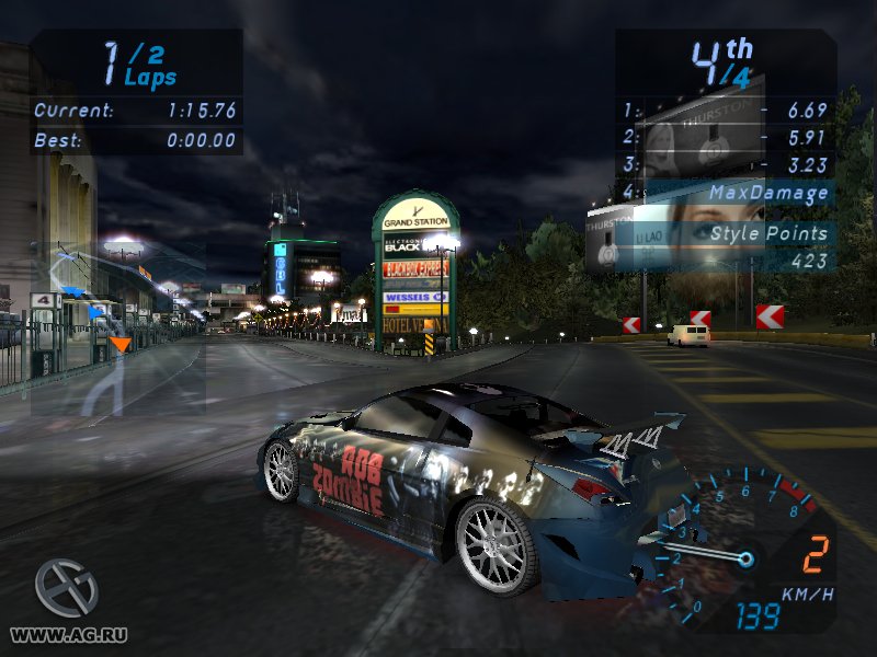 Скриншот из игры Need for Speed: Underground - 132