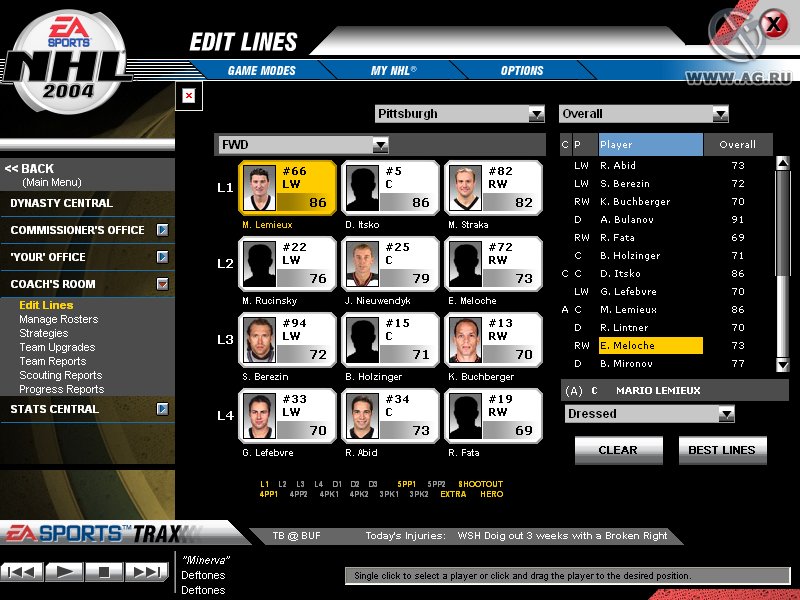 Скриншот из игры NHL 2004 - 30