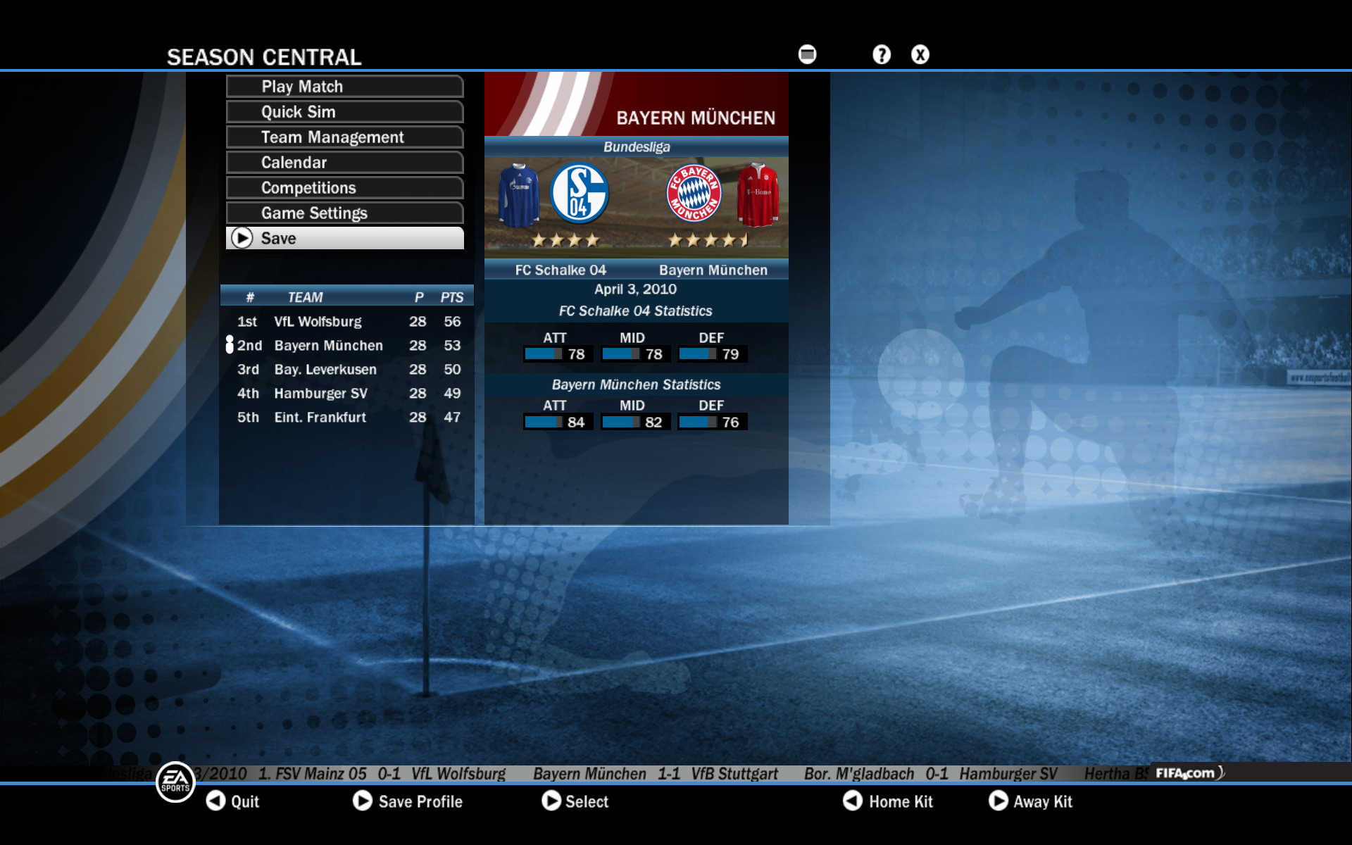 Скриншот из игры FIFA 10 - 180
