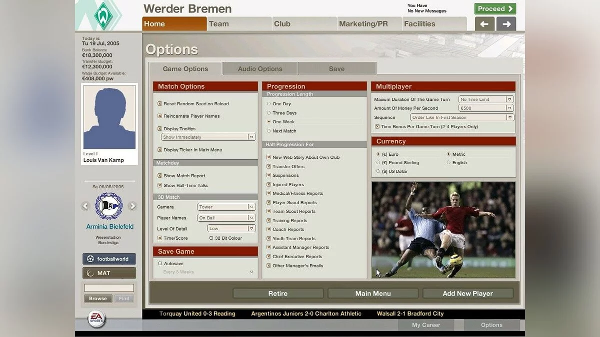 Скриншот из игры FIFA Manager 06 - 6