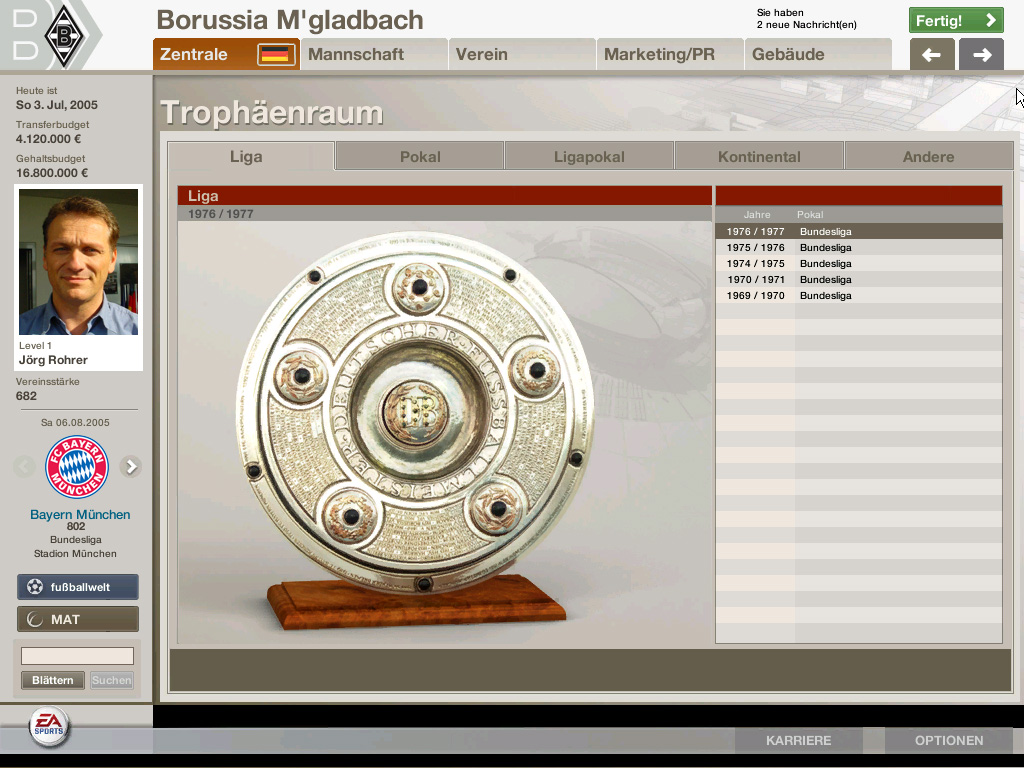 Скриншот из игры FIFA Manager 06 - 146