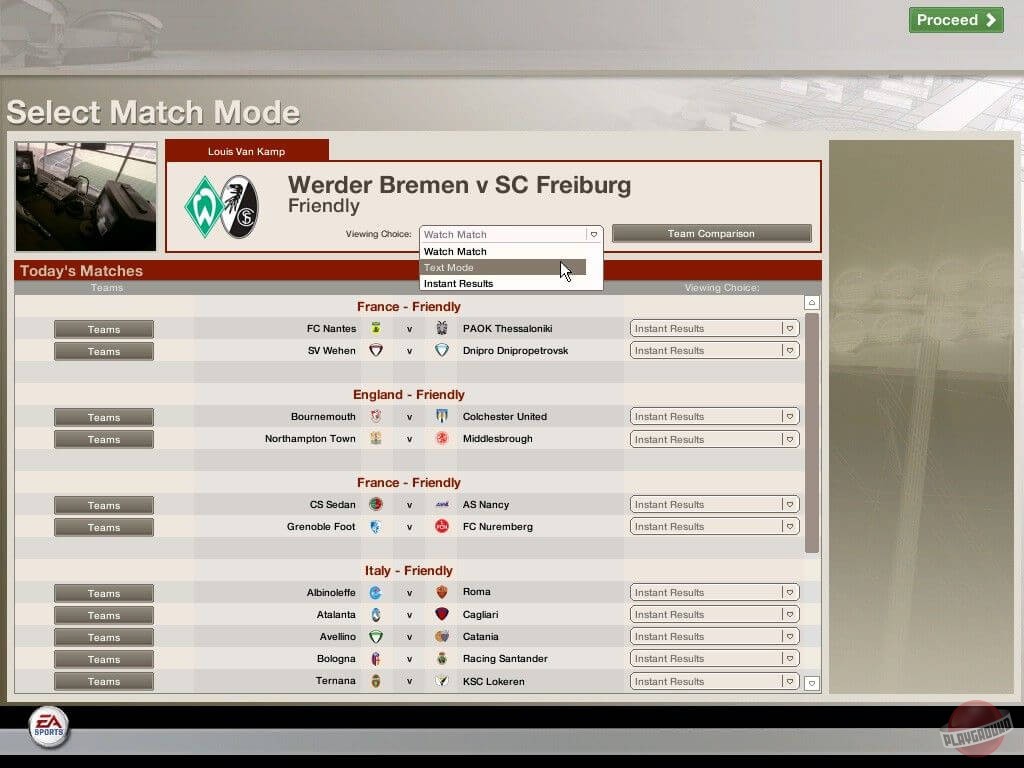 Скриншот из игры FIFA Manager 06 - 61
