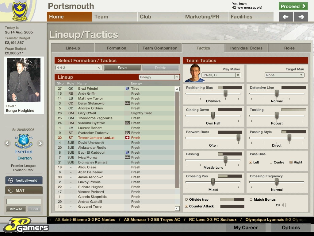 Скриншот из игры FIFA Manager 06 - 67