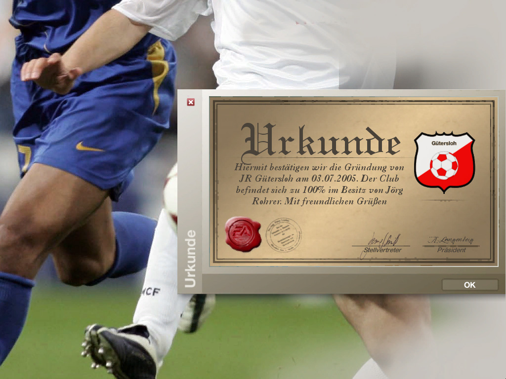 Скриншот из игры FIFA Manager 06 - 129