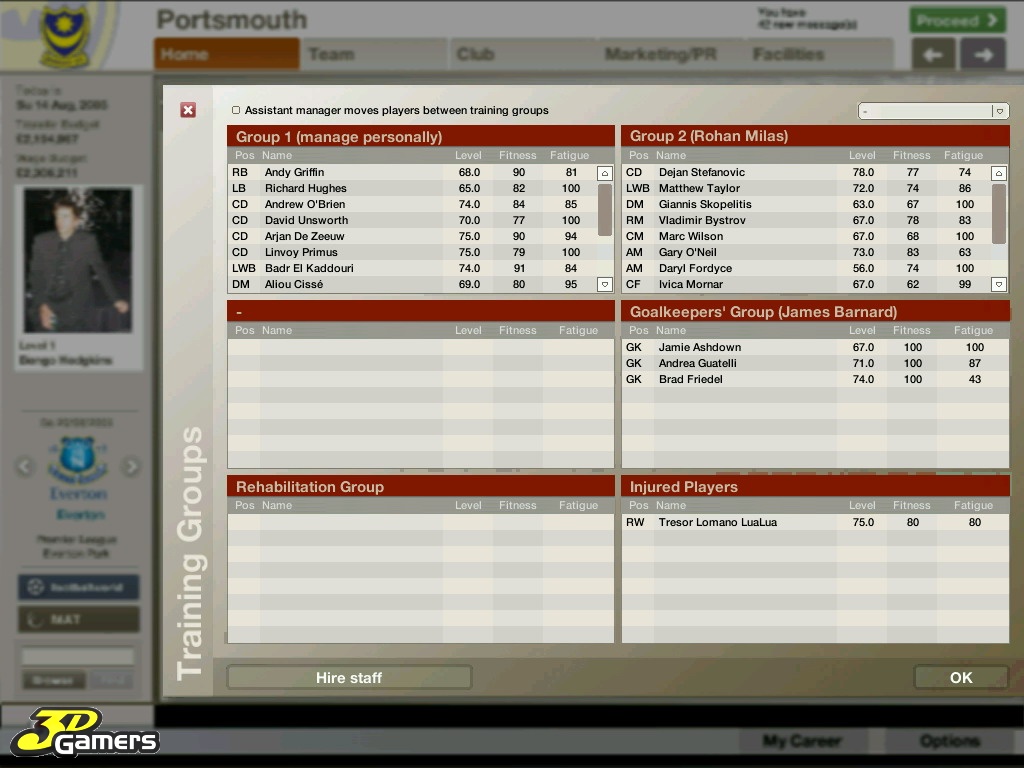 Скриншот из игры FIFA Manager 06 - 79