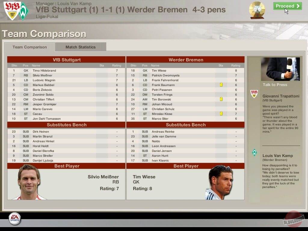 Скриншот из игры FIFA Manager 06 - 26