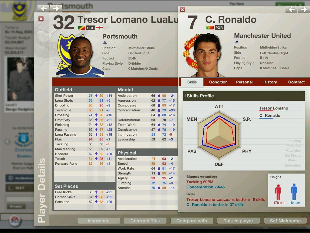 Скриншот из игры FIFA Manager 06 - 138