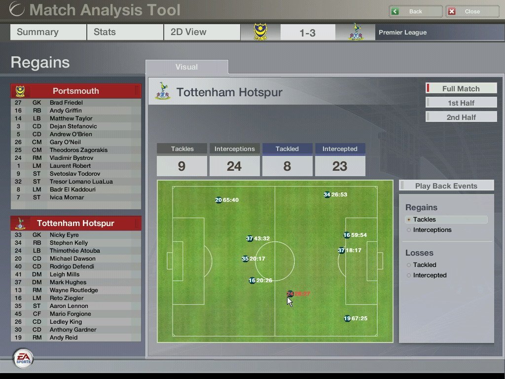 Скриншот из игры FIFA Manager 06 - 144