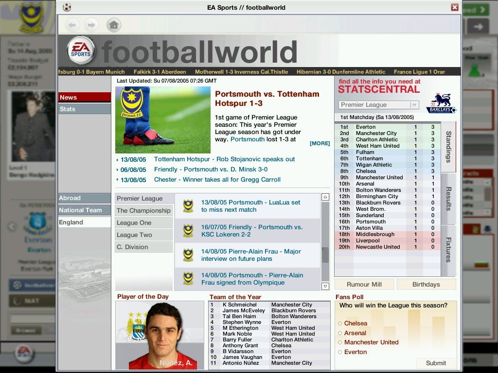Скриншот из игры FIFA Manager 06 - 162
