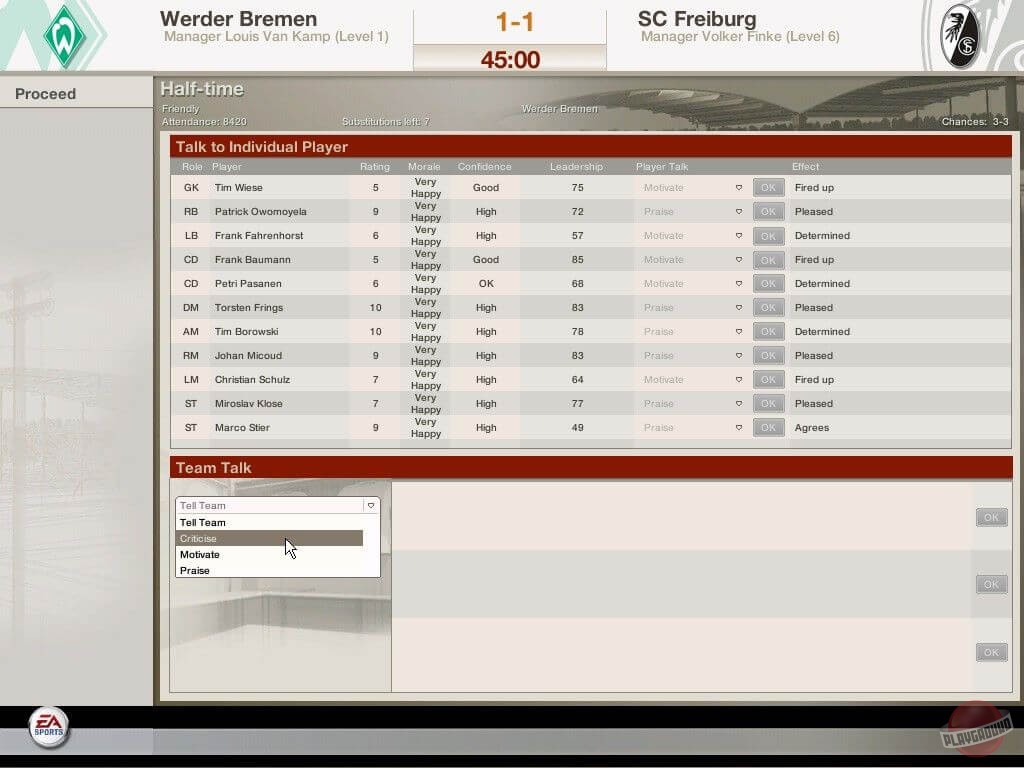 Скриншот из игры FIFA Manager 06 - 54