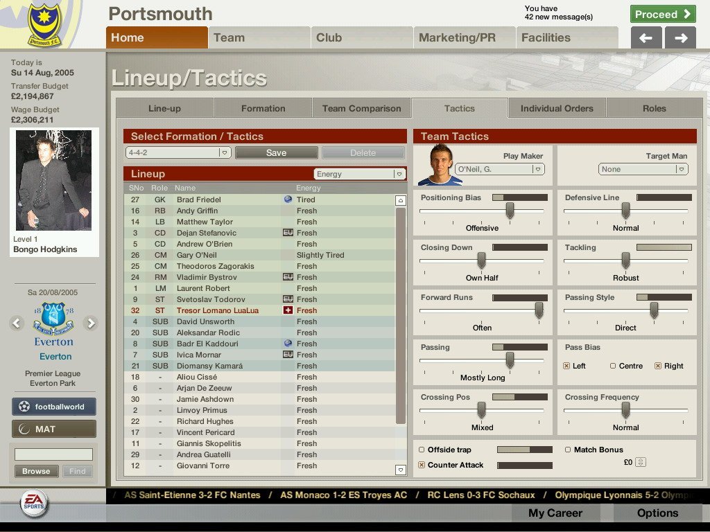 Скриншот из игры FIFA Manager 06 - 71