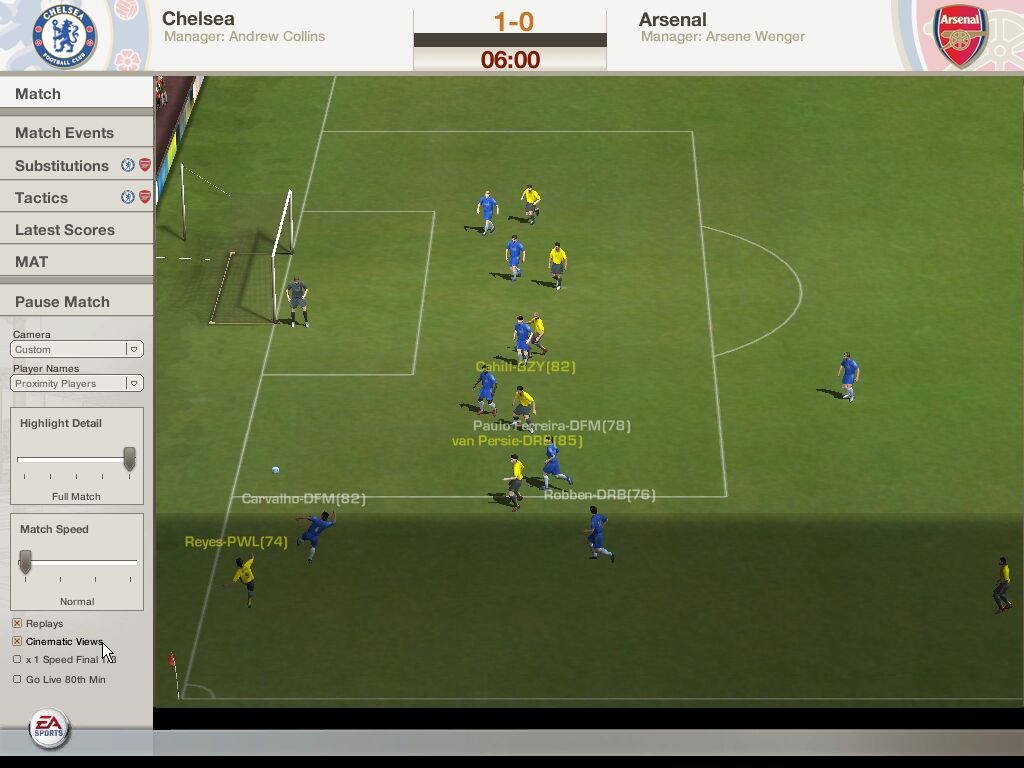 Скриншот из игры FIFA Manager 06 - 24