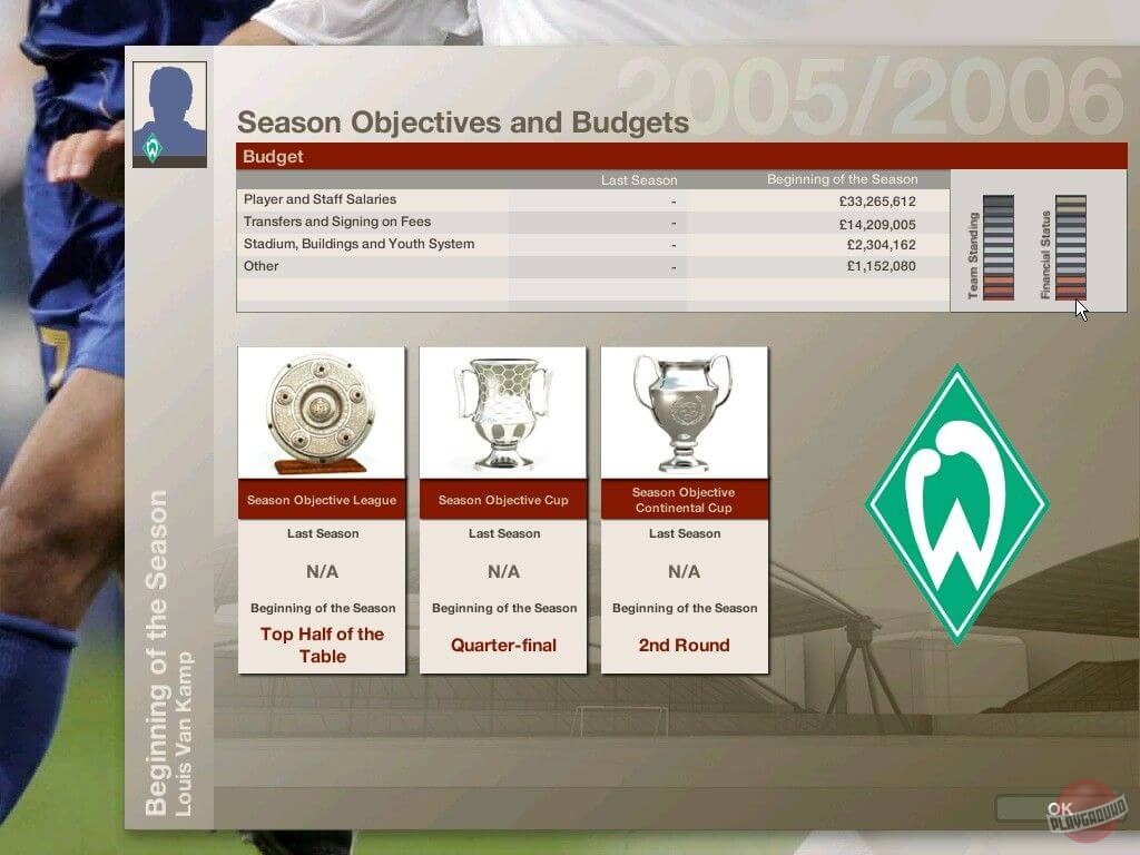 Скриншот из игры FIFA Manager 06 - 93