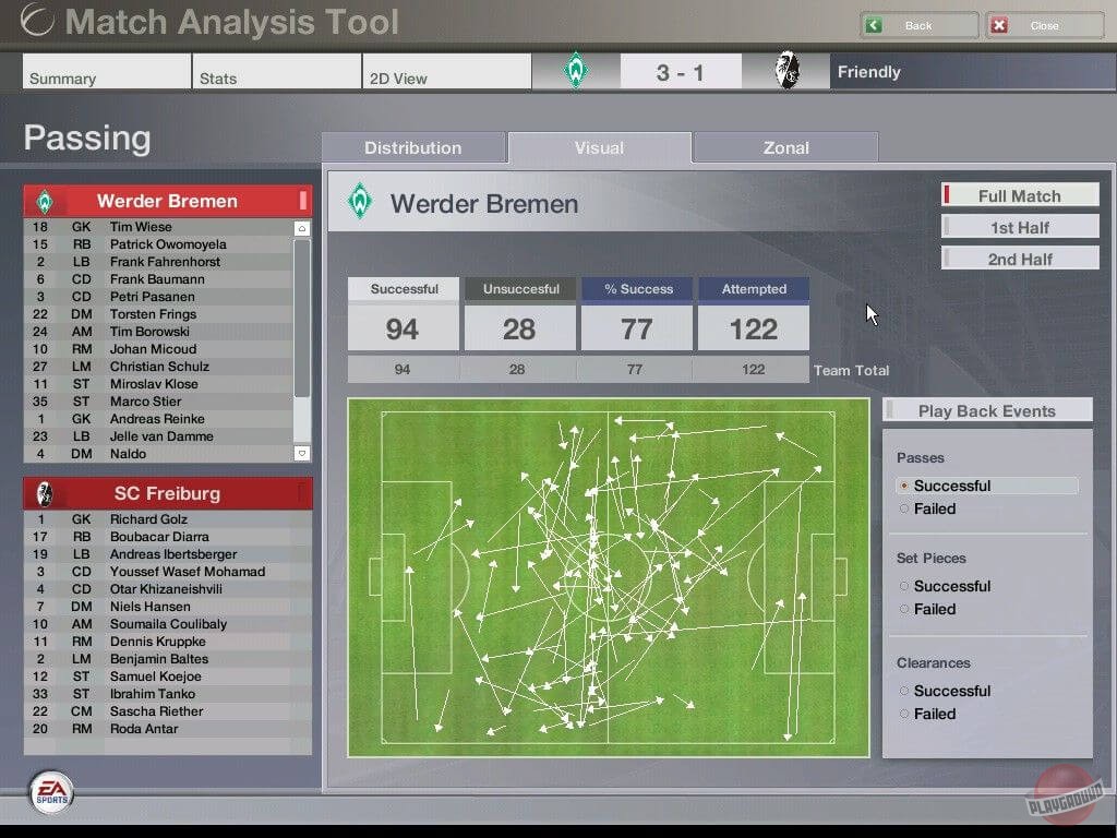 Скриншот из игры FIFA Manager 06 - 100