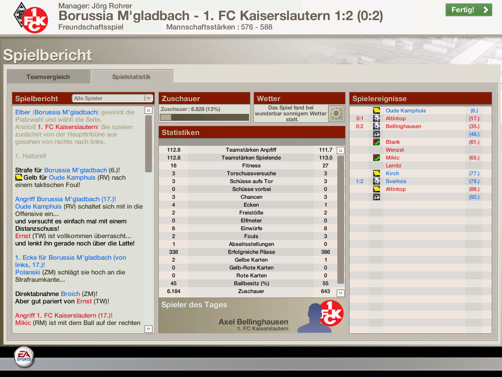 Скриншот из игры FIFA Manager 06 - 185