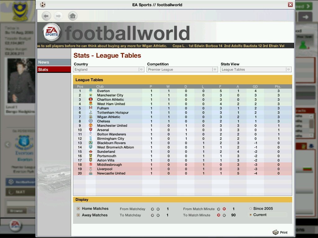 Скриншот из игры FIFA Manager 06 - 29