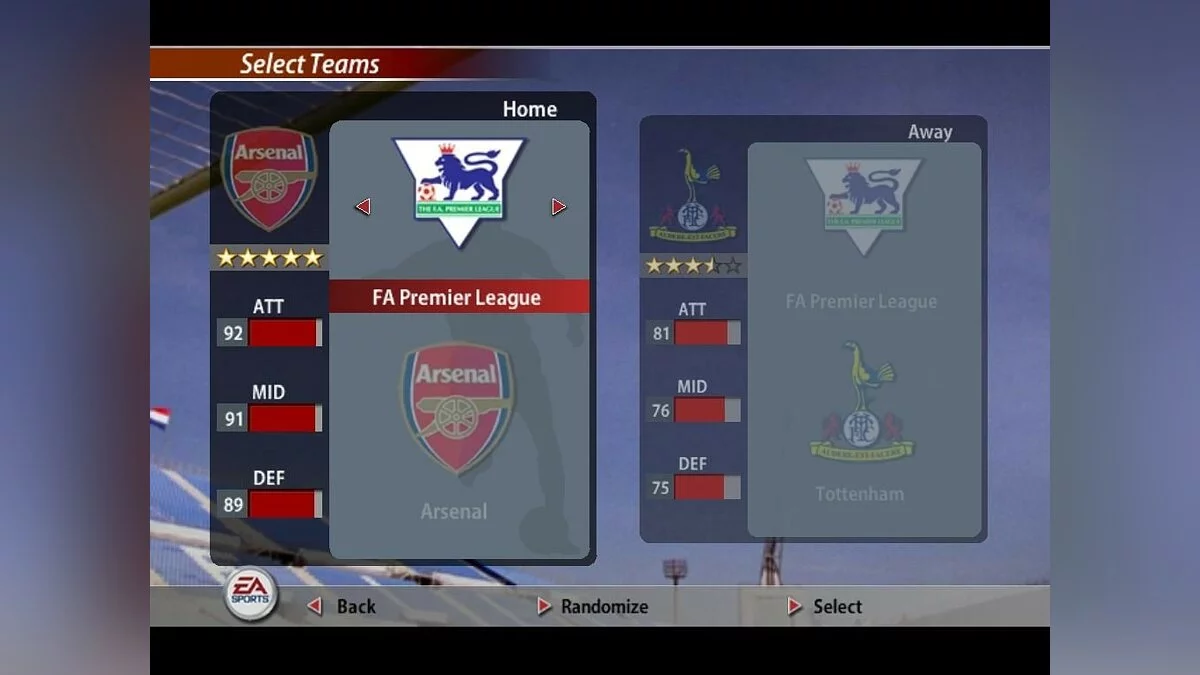 Скриншот из игры FIFA Soccer 2005 - 2
