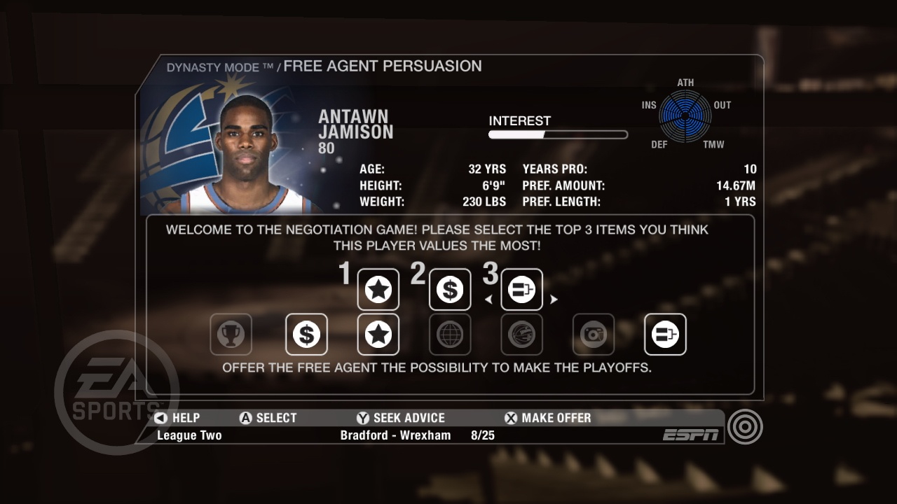 Скриншот из игры NBA Live 08 - 85