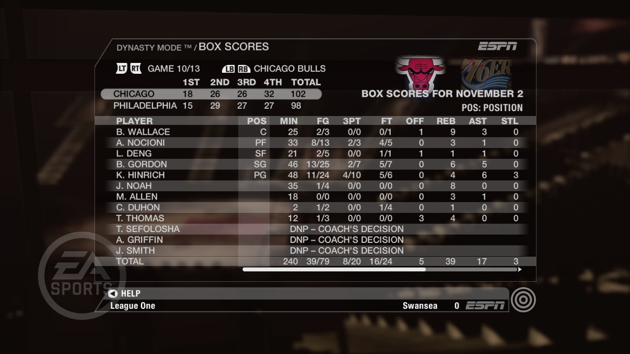 Скриншот из игры NBA Live 08 - 32