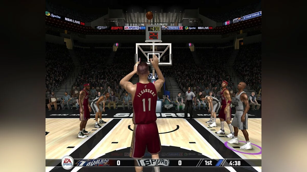Скриншот из игры NBA Live 08 - 52