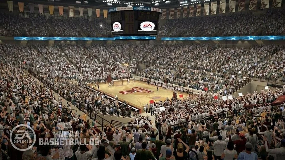 Скриншот из игры NCAA Basketball 09 - 12