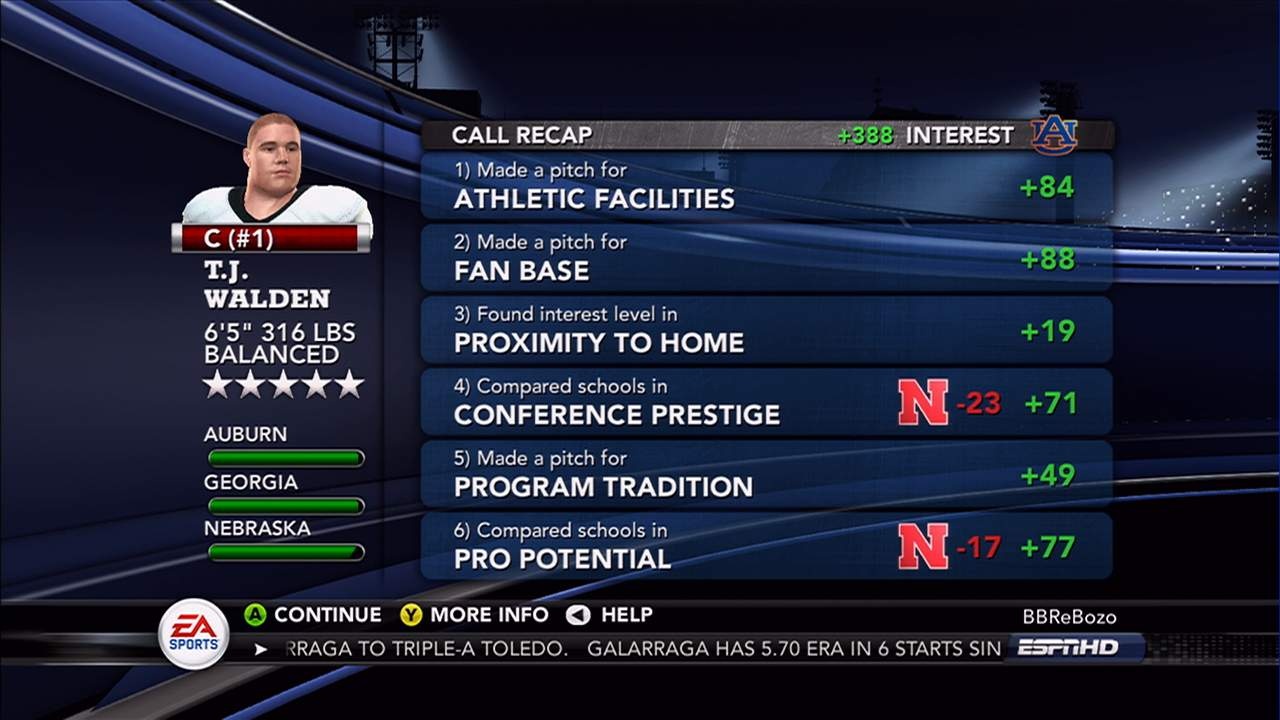 Скриншот из игры NCAA Football 11 - 69