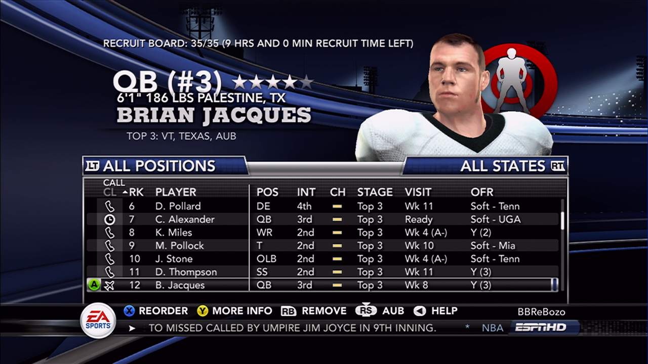 Скриншот из игры NCAA Football 11 - 63